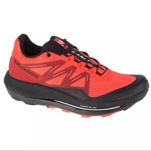 Salomon Pulsar US men’s size  13 red Trail Running Shoes Sneakers 416029